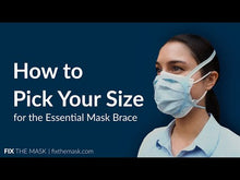 Load and play video in Gallery viewer, Essential Mask Brace - All-Sizes Pack (S + M + L) (3 braces)
